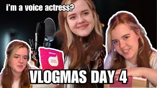 What is it like working as a voice actress? | VLOGMAS DAY 4 (VA work, ADHD diagnosis, fanmail)