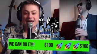 $100/day tips?! Let's try the impossible... DISCO FUNK TECHNO HOUSE MUSIC LIVE LOOPING