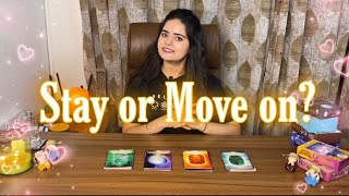 Pick a Card- 🔮Stay or Move on? 🔮❤️Love Reading❤️