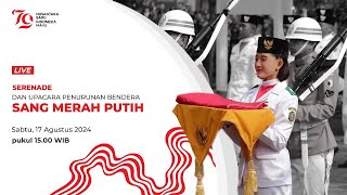 LIVE PENURUNAN BENDERA SANG MERAH PUTIH DI HALAMAN  PEMKAB TULUNGAGuNG