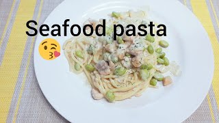 Delicious Seafood Carbonara