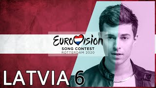 Eurovision 2020 | Latvia My Top 6