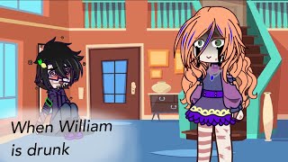 If William Afton got Drunk // FNaF x Gacha // Ft. FNaF OC // MY AU!! // Garnet&Co!!