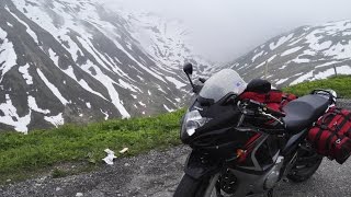 Little St Bernard, Mont Blanc, Nufenen, Grimsel, Furka, Oberalp pass / Europe motorcycle trip pt 9