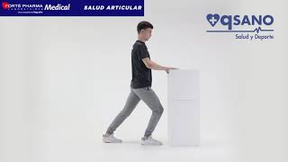 33 - Dorsiflexión de tobillo contra pared