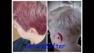 Before&after !! New trend haircut 2019