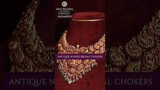 Antique Gold Nakshi Choker Collection | Bridal Jewellery II Devi Pavitra Gold & Diamonds