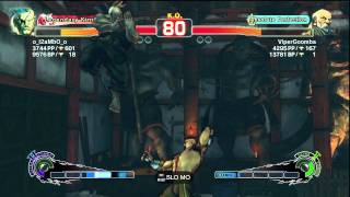 SSF4 AE o_l2aMbO_o Sagat Vs Vipergoomba Gouken