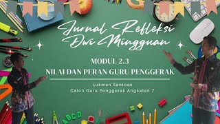 Jurnal Refleksi Dwi Mingguan Modul 2.3 Coaching Untuk Supervisi Akademik CGP Angkatan 7