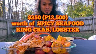 SPICY KING CRAB LEGS, LOBSTER TAIL, SHRIMP | SEAFOOD