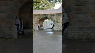 Fishing while raining in Sydney Harbour bridge