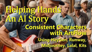 Helping Hands: An AI Story, Consistent Characters with ArtFlow