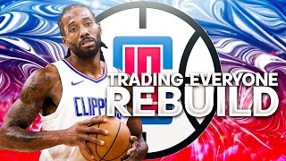 TRADING EVERY PLAYER CLIPPERS REBUILD! NBA 2K24