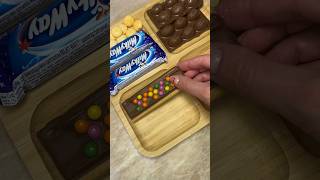 ASMR ~ filling platter with sweets (no talking) #satisfyingfood #fillingtheplatter