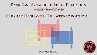 Adult Education | January 21, 2021 | Park East Synagogue