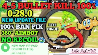 PUBG MOBILE LITE New Update 0.28.0 ZERO RECOIL CONFIG FILE, HIGH DAMAGE ANTIBAN AIMLOCK AIMBOTII