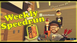 Rec Room Weekly 10/13 Speedrun, 39:39. FT. BOZO, queenflare33, Joun Wick. This was slow but fun.