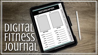 Digital Fitness Journal Flip-through with Goodnotes App!