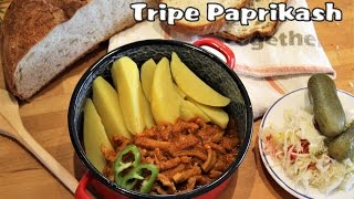 Hungarian Tripe Paprikash (Pacal pörkölt)