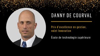 Danny De Courval, lauréat du Prix d’excellence en gestion, volet Innovation 2024