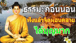 ฟังธรรมะก่อนนอน ใครชอบนอนฟังธรรมะแล้วหลับ [479] จะเกิดอานิสงส์ใหญ่ได้บุญมาก - พระพุทธรูปไทย Channel.