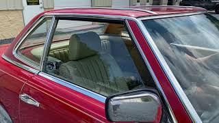 1983 Mercedes Benz 380 SL Passenger Window