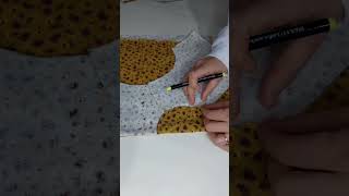 Yaka kalıbı çıkarmak için pratik bir yöntem ✨️ #sewing #diy #bebeyaka #kalip