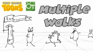 Animation Tutorial: Multiple Walks at the Same Speed