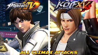 THE KING OF FIGHTERS XV - ALL CLIMAX ATTACKS COMPARISON (KOF XIV vs KOF XV) - [4k-60FPS]