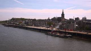 Rondomvideo: van Lent naar Nijmegen vanaf de spoorbrug