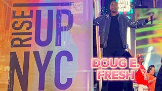 DOUG E. FRESH THE HUMAN BEAT BOX PERFORMING LIVE "RISE UP NY" SEPT. 2022 "LA DI DA DI" "THE SHOW"