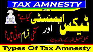 What is TAX AMNESTY | Definition & Meaning of Tax Amnesty | Types of Tax Amnesties Scheme Programme