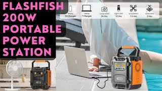 FlashFish 200W Portable Power Station