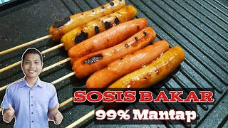 Sosis Bakar Dengan Bumbu Oles Bakaran Tonkatsu Dijamin Ketagihan