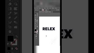 how to cut text in illustrator #short