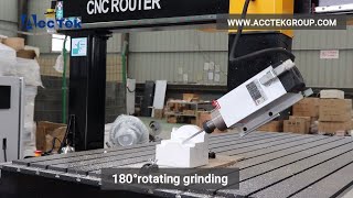 Swing 180 degree head 4 axis CNC Router