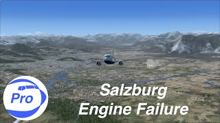 Salzburg Engine Failure Runway 15