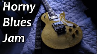 Horny Blues Jam Backing Track in A