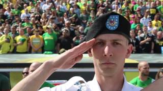 Oregon Ducks & Military Share Field