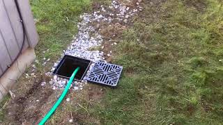 French Drain Project Complete! Video 4 of 4