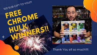 100 Subscriber Giveaway Winners!!! Free Funko Pops!!! See who won!!! Mystery Boxers and gamers!