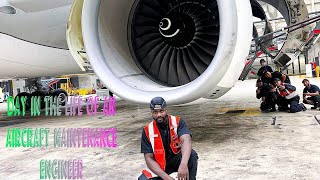 A Day In My Life As An Aircraft Maintenance Engineer  || episode 3||