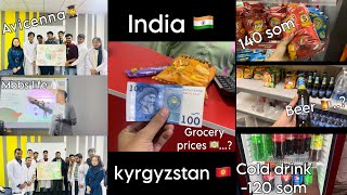 Grocery prices in kyrgyzstan 🇰🇬 | Mbbs Life | Avicenna Collage and Hostel | cheap or not..?