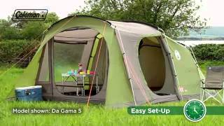 Coleman Da Gama 4  Family Camping Tent - www.outdooraction.co.uk