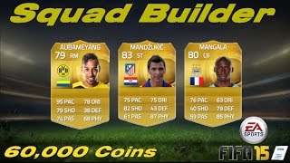 FIFA 15 Squad Builder - 60K Hybrid Ft Mangala and Aubameyang