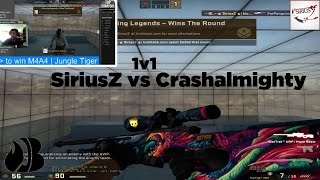 CSGO 1v1 SiriusZ vs Crashalmighty (MG vs LEM) HD  --Zengaming--