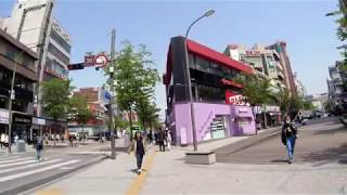 延世路 Sinchon Rotary onto Yonsei-ro walking tour ( 신촌오거리 신촌연세로 )