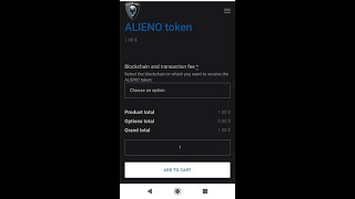 ALIENO. Order an ALIENO token from the official website of the ALIENO token.