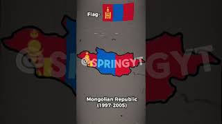 Evolution of MONGOLIA 🇲🇳 Pt 1. #shorts #history #geography #map #mongolia