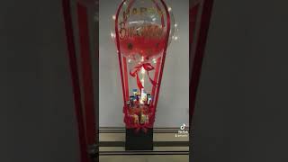 Money Pulling Hot Air Balloon Bouquet